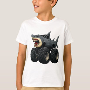 Stier-Hai-Monstertruck T-Shirt