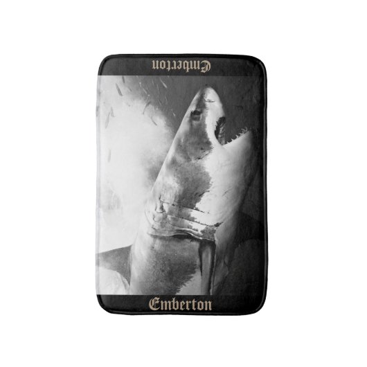 Stier-Haifisch Emberton Bad-Matte Badematte (Vorderseite Vertikal)