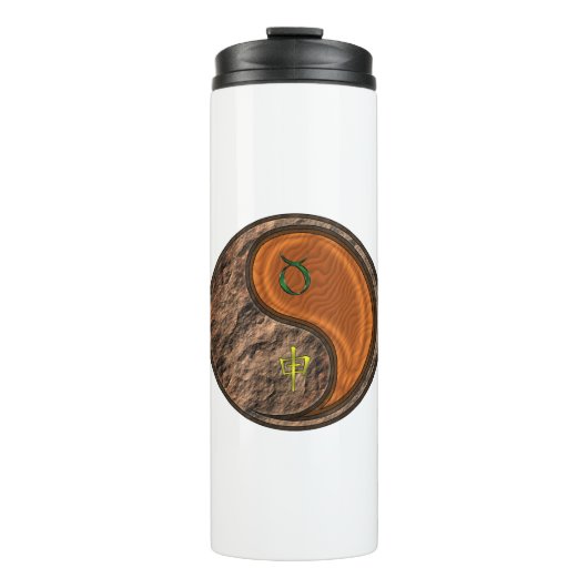 Stier & Holz Affe Thermosbecher (Vorderseite)