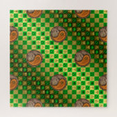 Stier & Holz-Drache Puzzle (Horizontal)