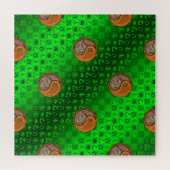 Stier & Holz Ziege Puzzle (Horizontal)