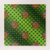 Stier & Holzpferd Puzzle (Horizontal)