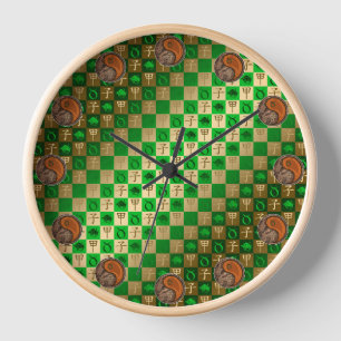 Stier & Holzratte Uhr