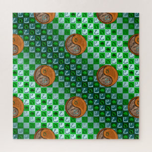 Stier & Holzschlange Puzzle