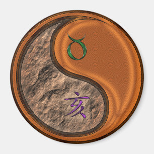 Stier & Holzschwein Magnet