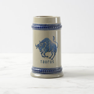 Stier-Horoskop-Bier-Tasse Bierglas