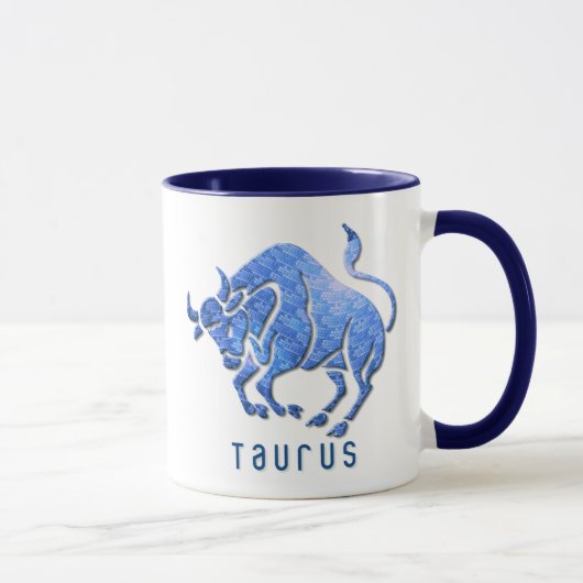 Stier-Horoskop-Kaffee-Tasse Tasse (Rechts)