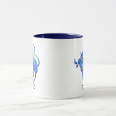 Stier-Horoskop-Kaffee-Tasse Tasse (Zentrum)
