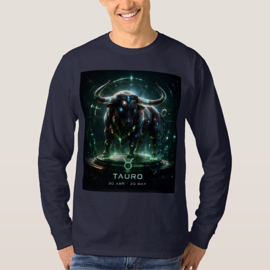 Stier, Horoskop,  T-Shirt (Vorderseite)