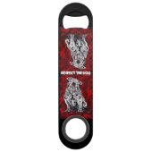 Stier-Hundeflaschen-Öffner Speed Flaschenöffner (Vorderseite)