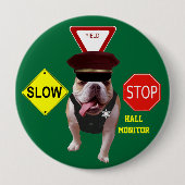 Stier-Hundehall-Monitor Button (Vorderseite)