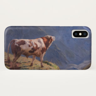 Stier in den Alpen (von Eugène Burnand) Case-Mate iPhone Hülle