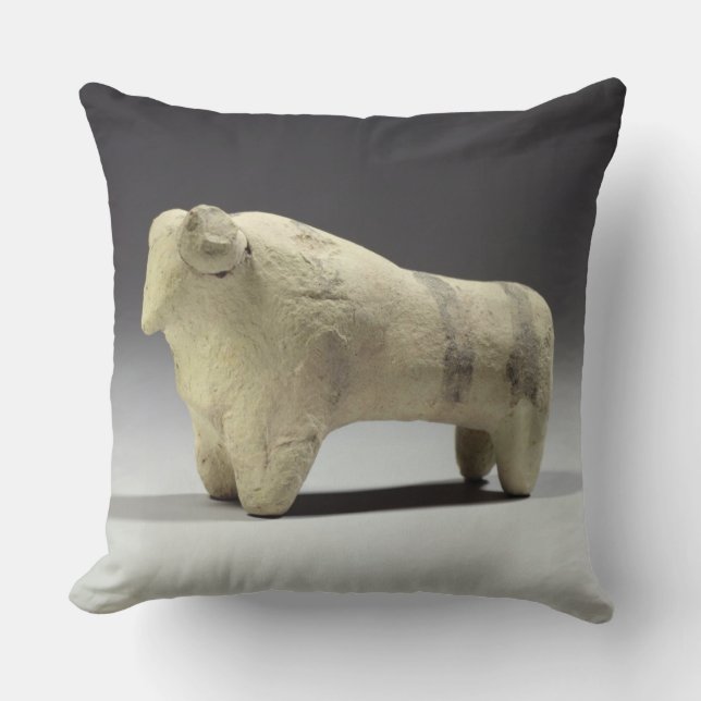 Stier in der Ubaid Art, c.4000-3500 BC (terracott Kissen (Vorderseite)