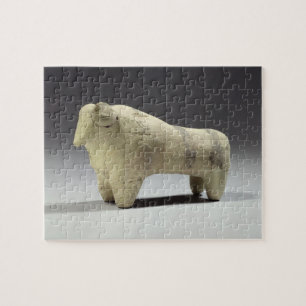 Stier in der Ubaid Art, c.4000-3500 BC (terracott Puzzle