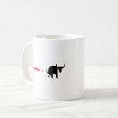 Stier Kaffeetasse (Vorderseite Links)