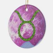 Stier Keramik Ornament (Links)