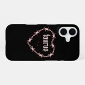 Stier Konstellation Gothic Edgy Geburtstag iPhone 16 Hülle (Rückseite (Horizontal))