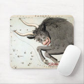 Stier-Konstellations-Mausunterlage Mousepad (Mit Mouse)