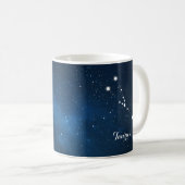 Stier-Konstellations-Tierkreis-Stern-Zeichen Kaffeetasse (VorderseiteRechts)