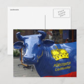 Stier liechtenstein postkarte (Vorne/Hinten)