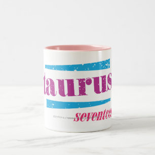 Stier lila zweifarbige tasse