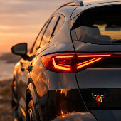 Stier Logo als Transparent Autoaufkleber Aufkleber