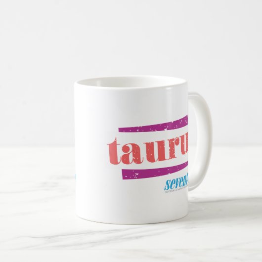 Stier LtPink Kaffeetasse (VorderseiteRechts)