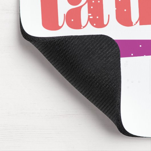 Stier LtPink Mousepad (Ecke)