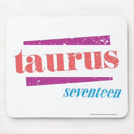 Stier LtPink Mousepad (Vorne)