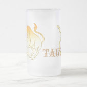 Stier-mattierte Tasse (Mittel)