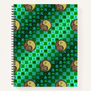 Stier & Metall Hund Spiralblock Notizblock