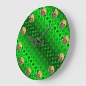 Stier & Metall Ziege Große Wanduhr (Winkel)