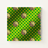 Stier & Metallaffe Notizblock (Rückseite)