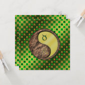 Stier & Metalldrache Karte (Vorderseite/Rückseite Beispiel)