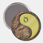 Stier & Metalldrache Magnet (Vorderseite/Rückseite)