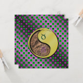 Stier & Metallener Hahn Karte (Vorderseite/Rückseite Beispiel)