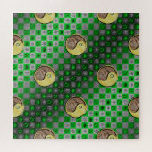 Stier & Metallener Hase Puzzle (Horizontal)