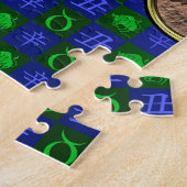 Stier & Metallener Ochse Puzzle (Seite)