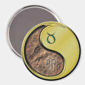 Stier & Metallhase Magnet (Vorderseite/Rückseite)