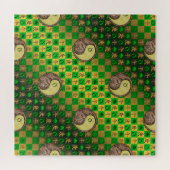 Stier & Metallpferd Puzzle (Horizontal)