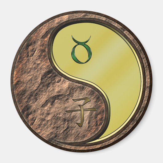 Stier & Metallratte Magnet (Vorne)