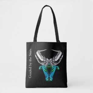 Stier – Minimalistischer Zodiac-Tote-Tasche Tasche