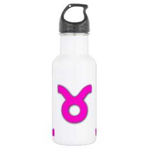 Stier-Muster-Rosa Edelstahlflasche
