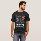Stier oder Färse Mohn Liebt Dich Highland-Kuh-Lieb T-Shirt (Vorne ganz)