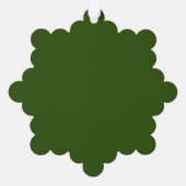 Stier Ornament Karte (Rückseite)