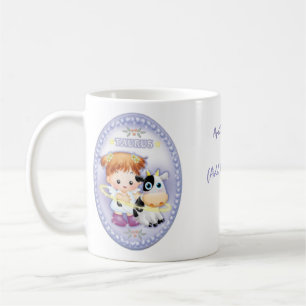 Stier - personalisierte Tierkreis-Tasse Kaffeetasse