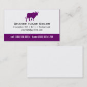 Stier - persönliche Visitenkarte (Vorne/Hinten)