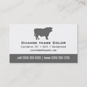 Stier - persönliche Visitenkarte