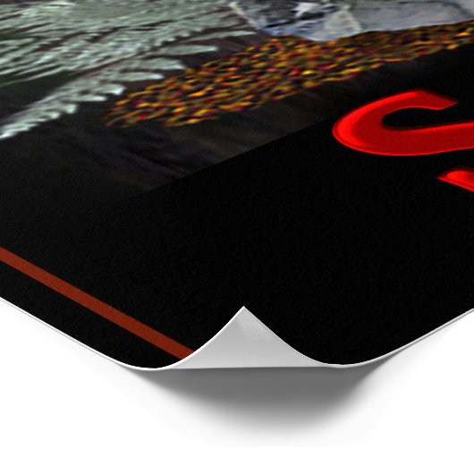 Stier-Plakat Poster (Ecke)