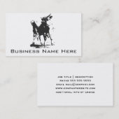 Stier-Pop-Kunst Visitenkarte (Vorne/Hinten)